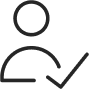 user-check-validate--actions-close-checkmark-check-geometric-human-person-single-success-user