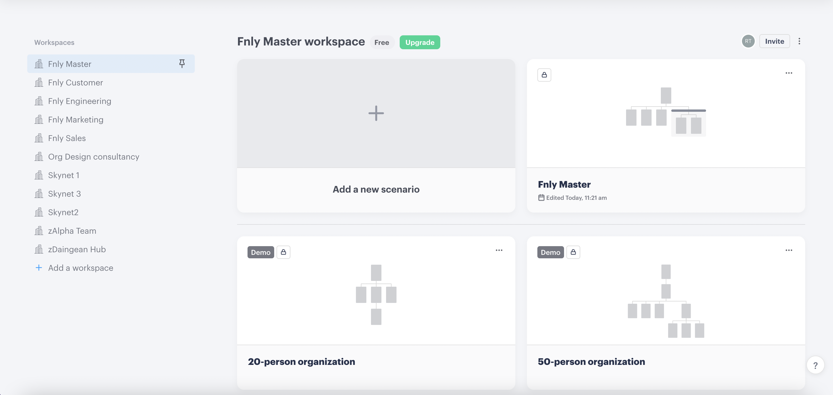 create and manage org design